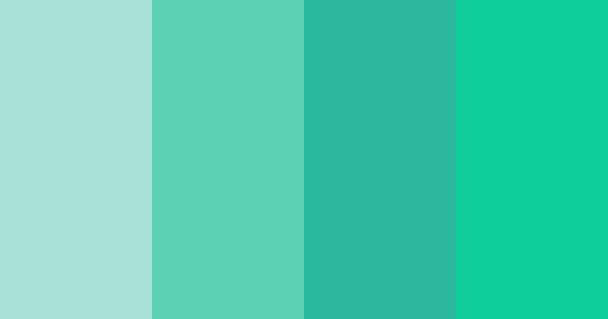 Download tropical oasis color palette PNG image (landscape)