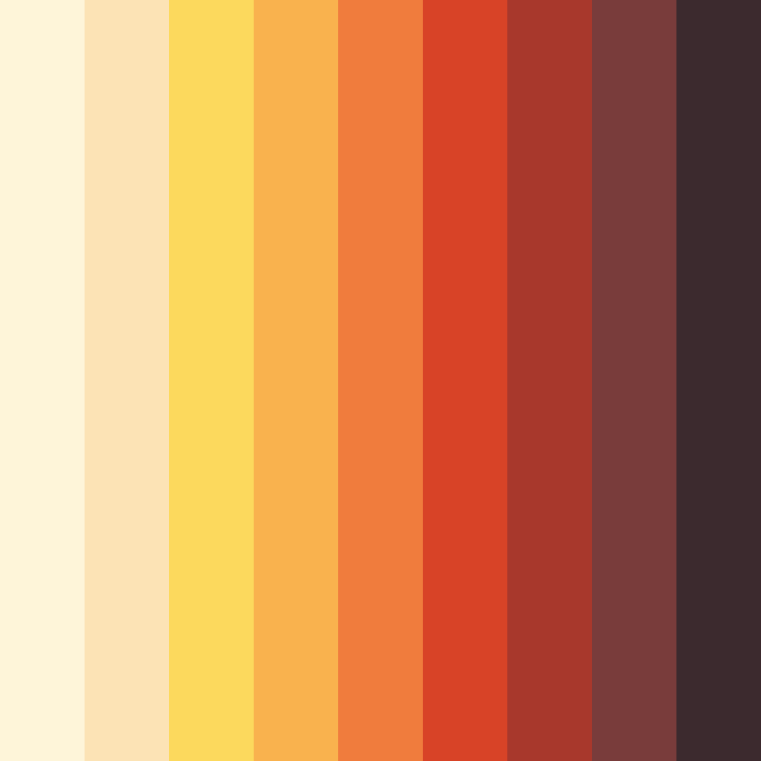 Download autumn harvest color palette PNG image (square)