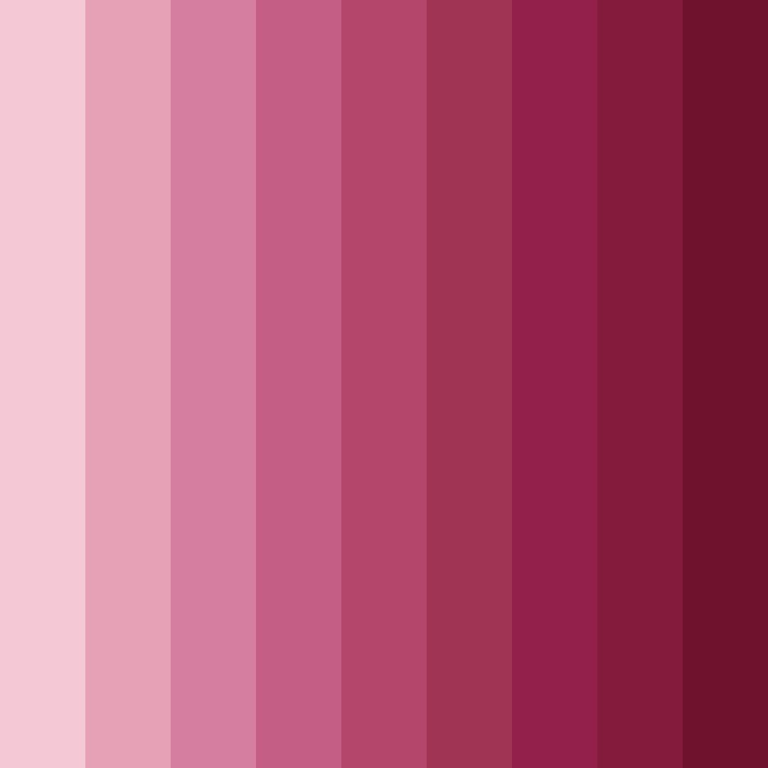 Download blushing petals color palette PNG image (square)