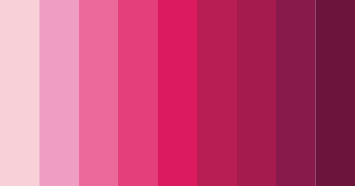 Download pink rose color palette PNG image (landscape)