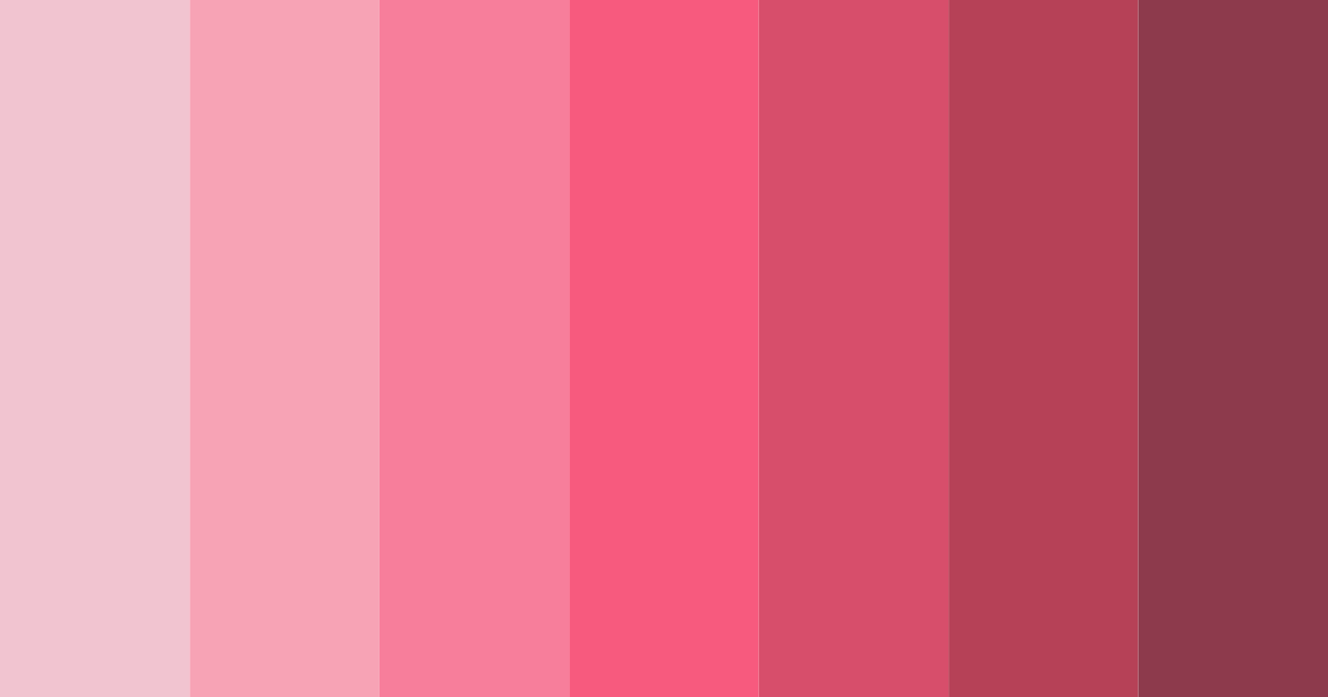 Download rose shades color palette PNG image (landscape)