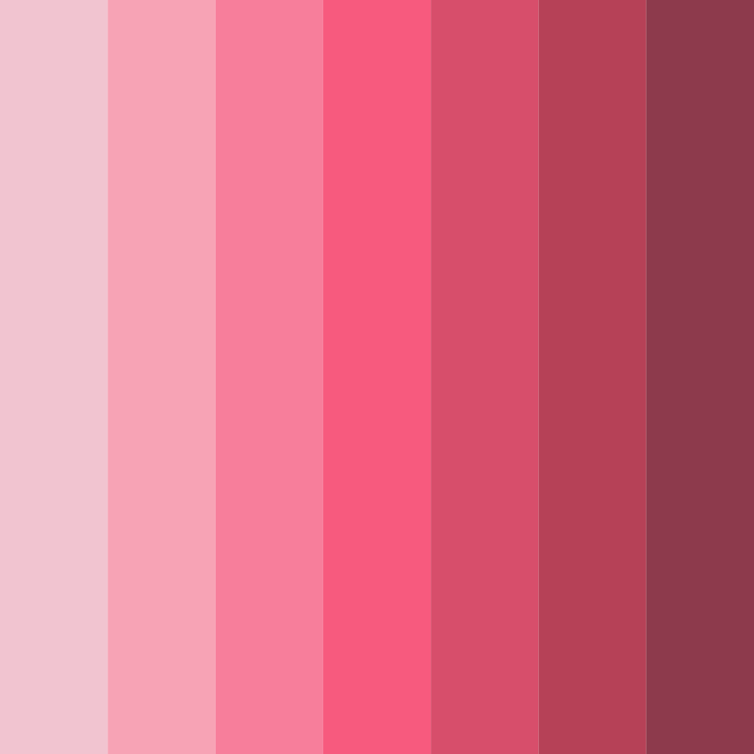 Download rose shades color palette PNG image (square)