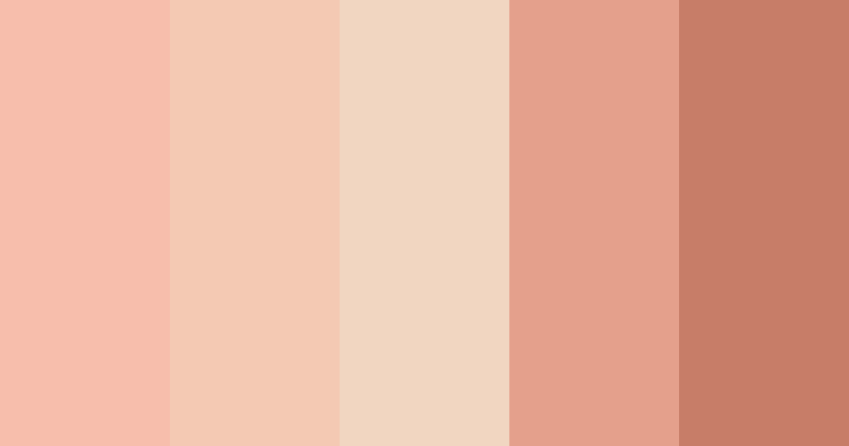 Download blush sunrise color palette PNG image (landscape)