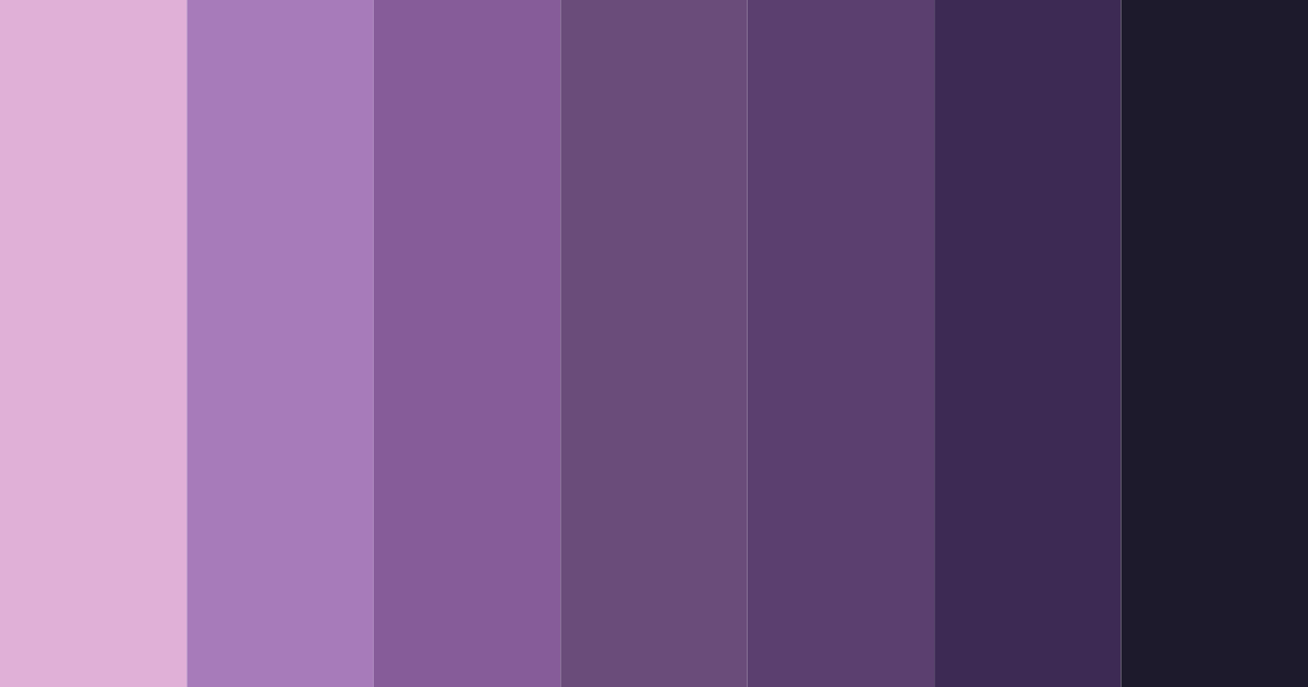 Download shades of blue rose color palette PNG image (landscape)