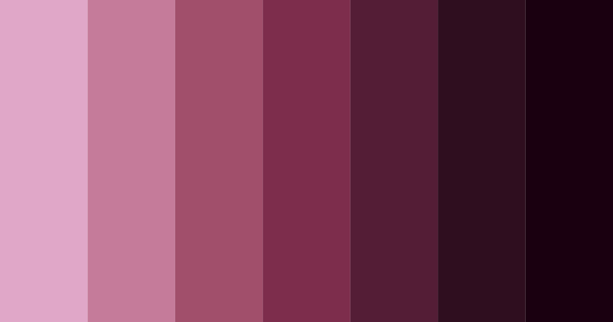 Download dusky petals color palette PNG image (landscape)