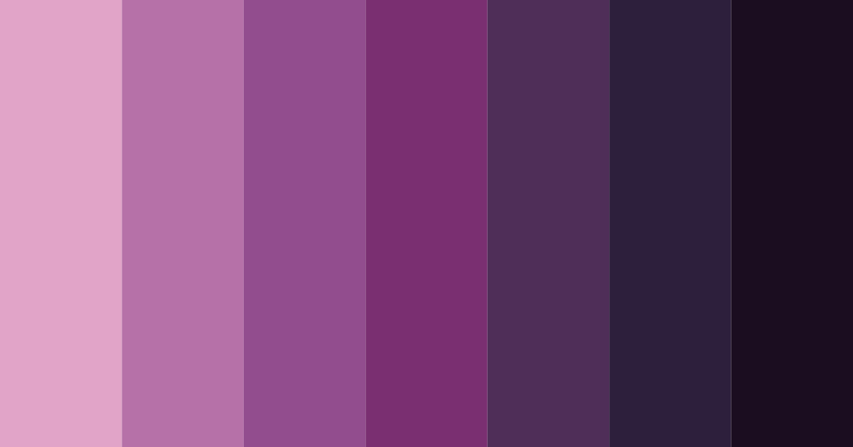 Download midnight bloom color palette PNG image (landscape)