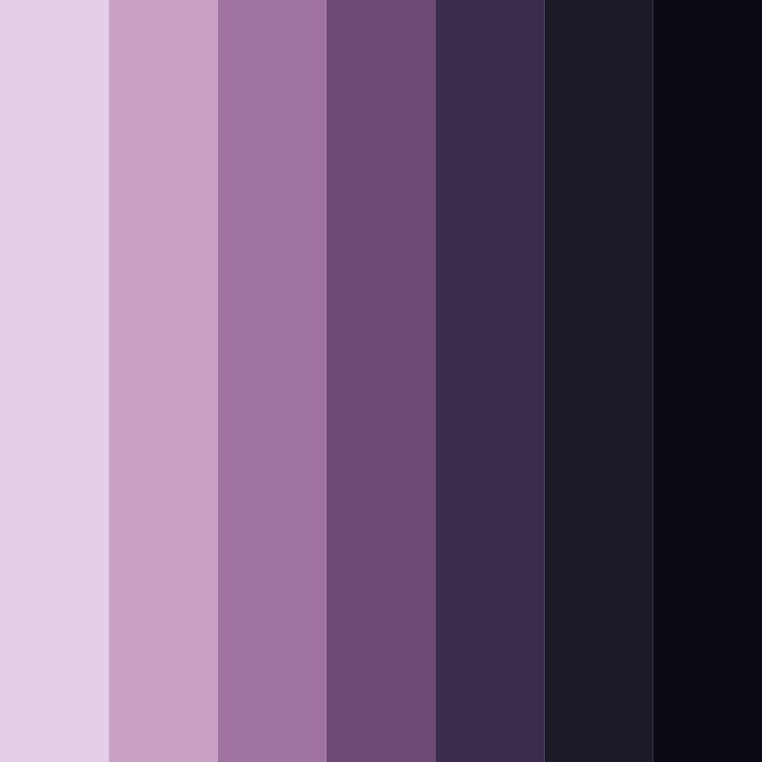 Download midnight bloom color palette PNG image (square)