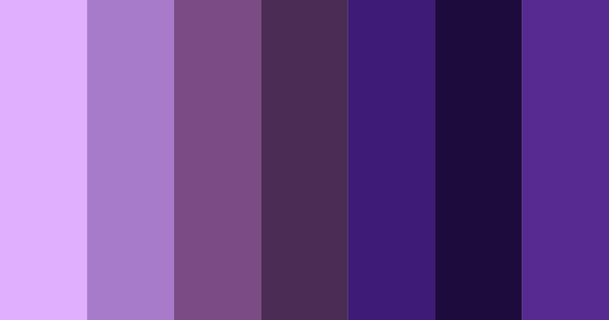 Download shades of blue rose color palette PNG image (landscape)