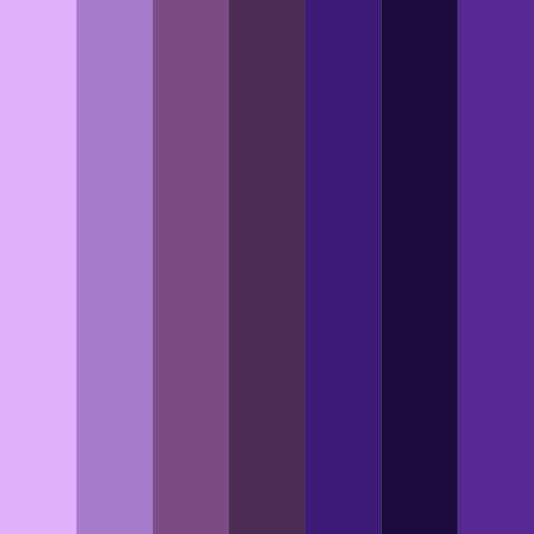 Download shades of blue rose color palette PNG image (square)