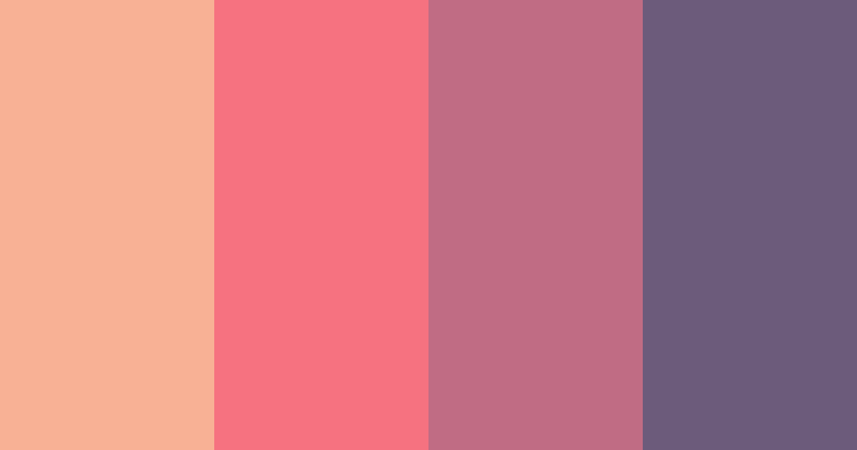 Download rose tones color palette PNG image (landscape)