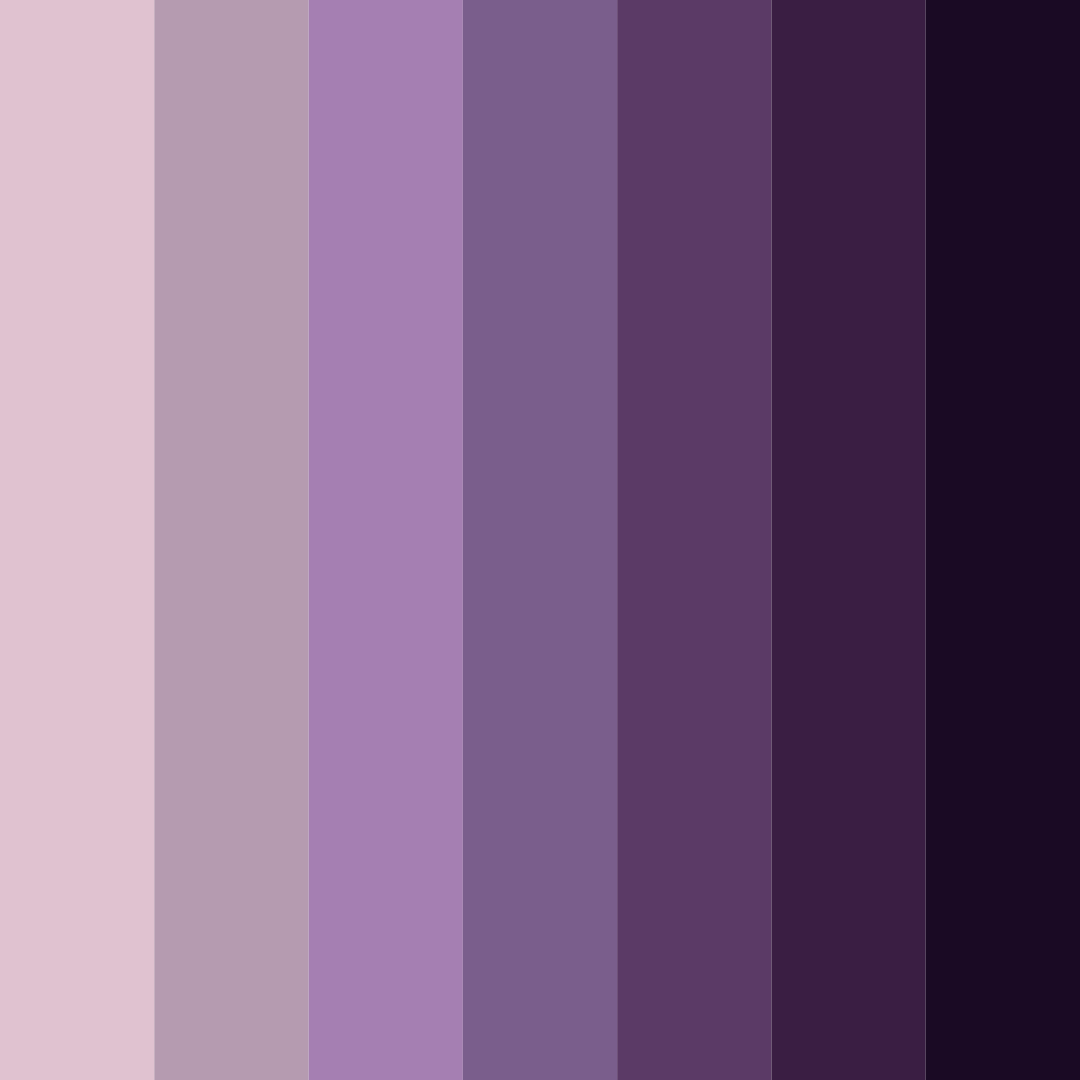 Download shades of blue rose color palette PNG image (square)