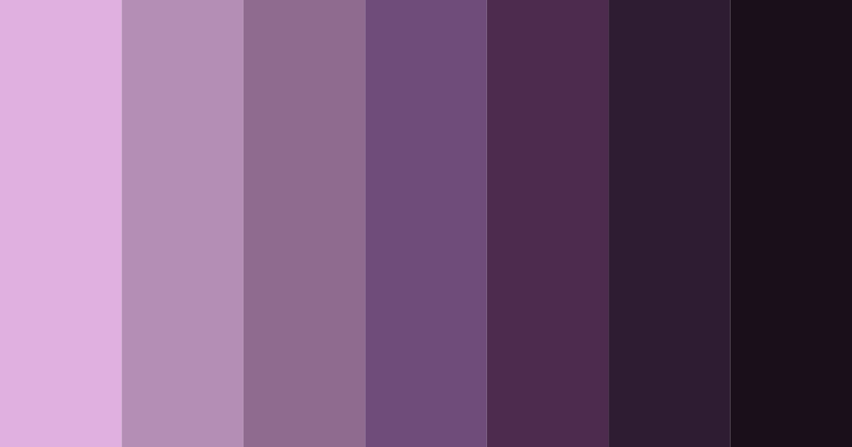 Download purple rose color palette PNG image (landscape)