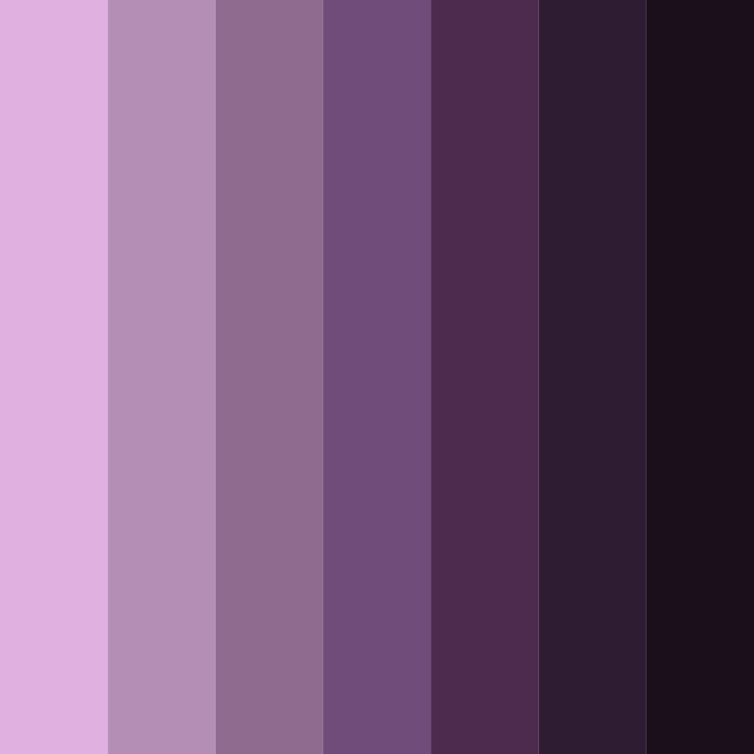 Download purple rose color palette PNG image (square)