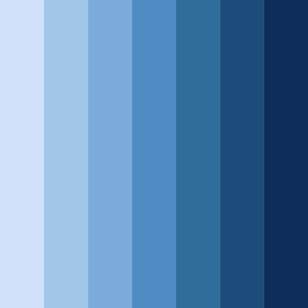 Download blue rose color palette PNG image (square)