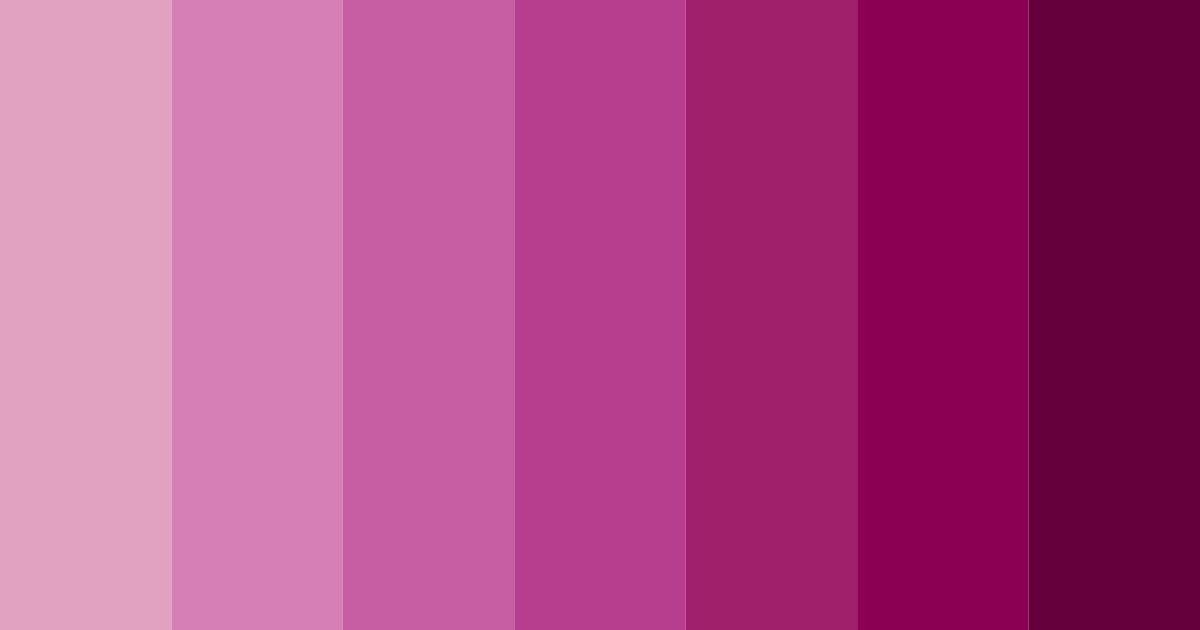 Download petals of passion color palette PNG image (landscape)
