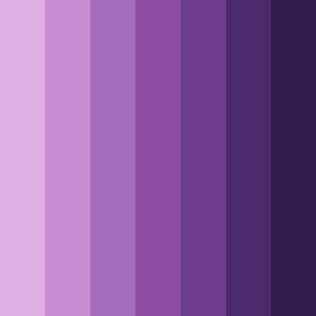 Download enchanted twilight color palette PNG image (square)