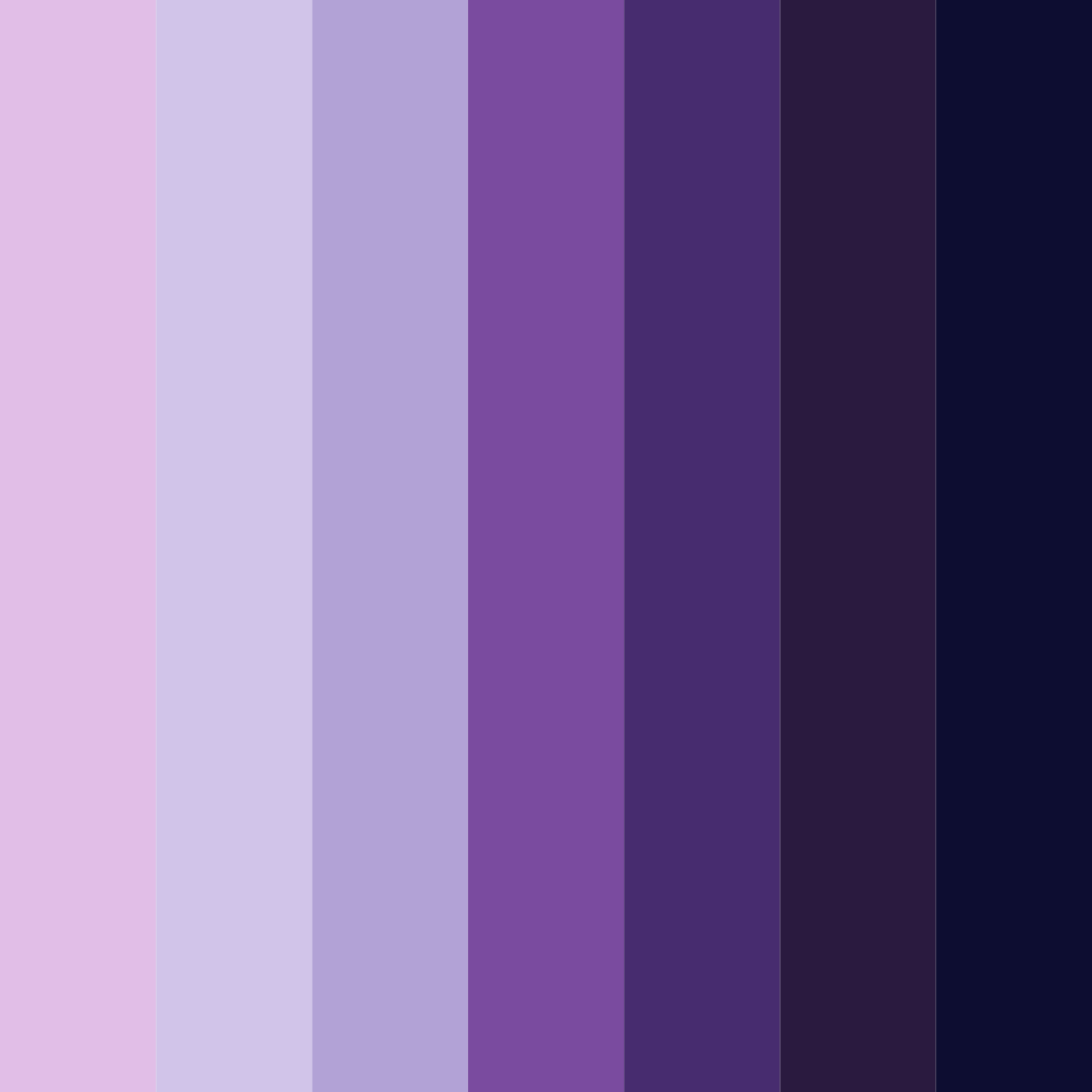 Download blue rose shades color palette PNG image (square)