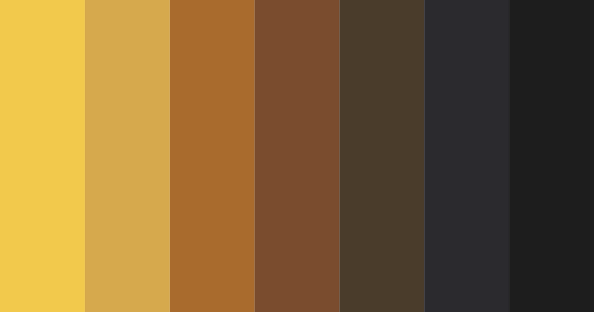 Download autumn gold color palette PNG image (landscape)