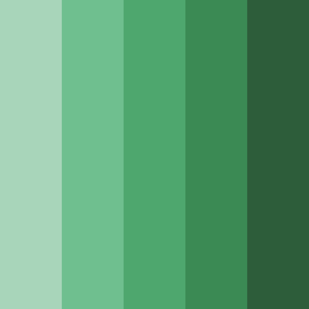 Download verdant canopy color palette PNG image (square)