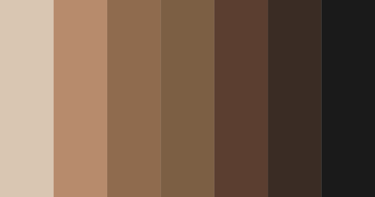 Download warm brown color palette PNG image (landscape)