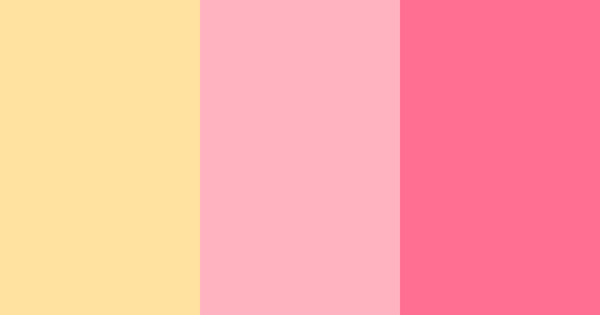 Download sweet sorbet bliss color palette PNG image (landscape)