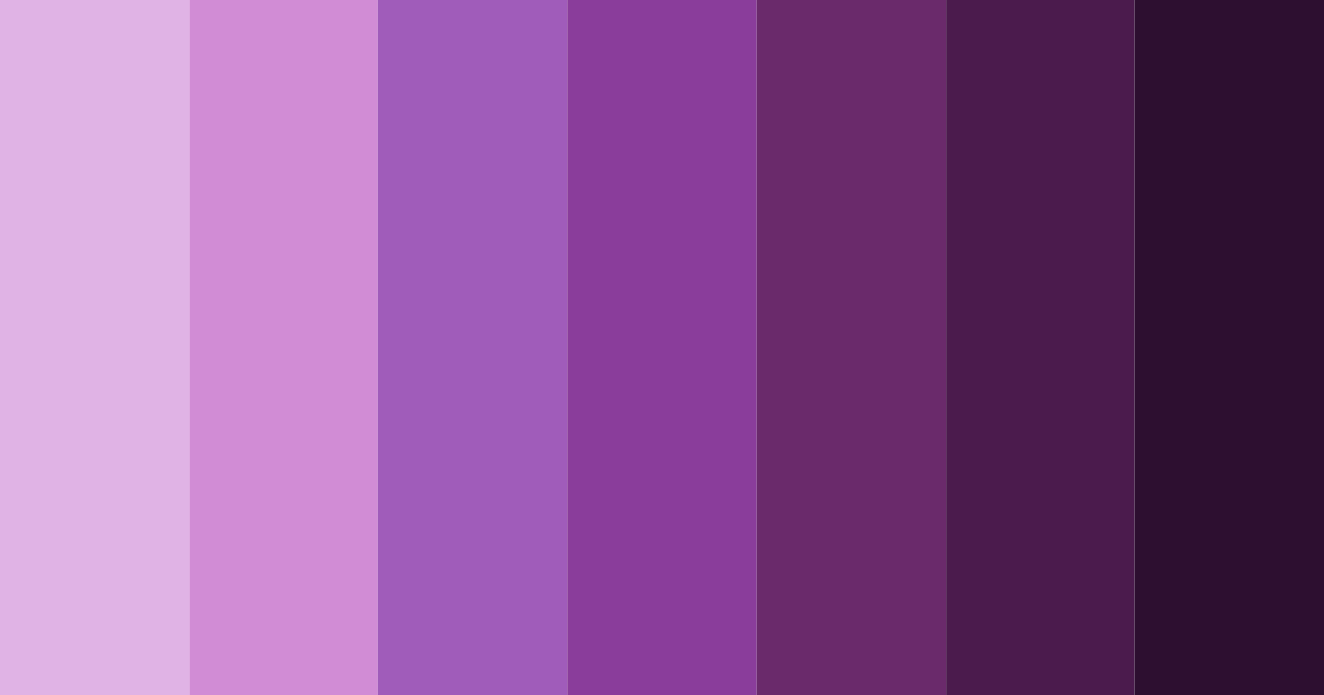 Download mystic amethyst dreams color palette PNG image (landscape)