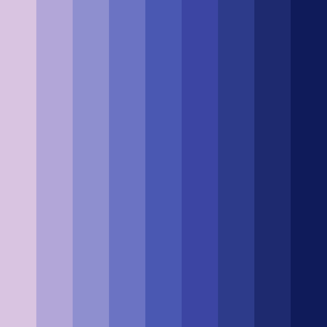 Download purple blue color palette PNG image (square)