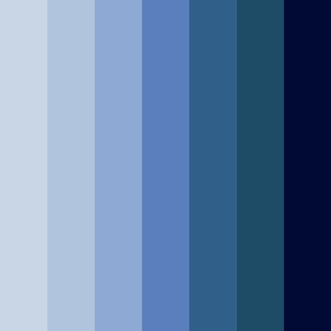 Download midnight serenity color palette PNG image (square)