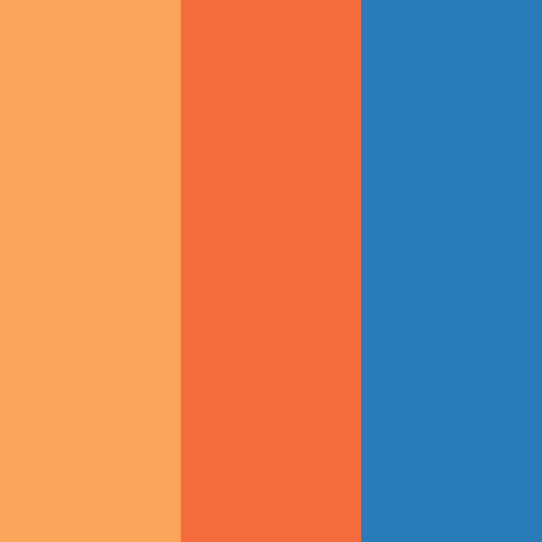 Download sunset splash color palette PNG image (square)
