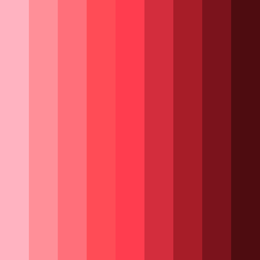 Download juicy strawberry dreams color palette PNG image (square)
