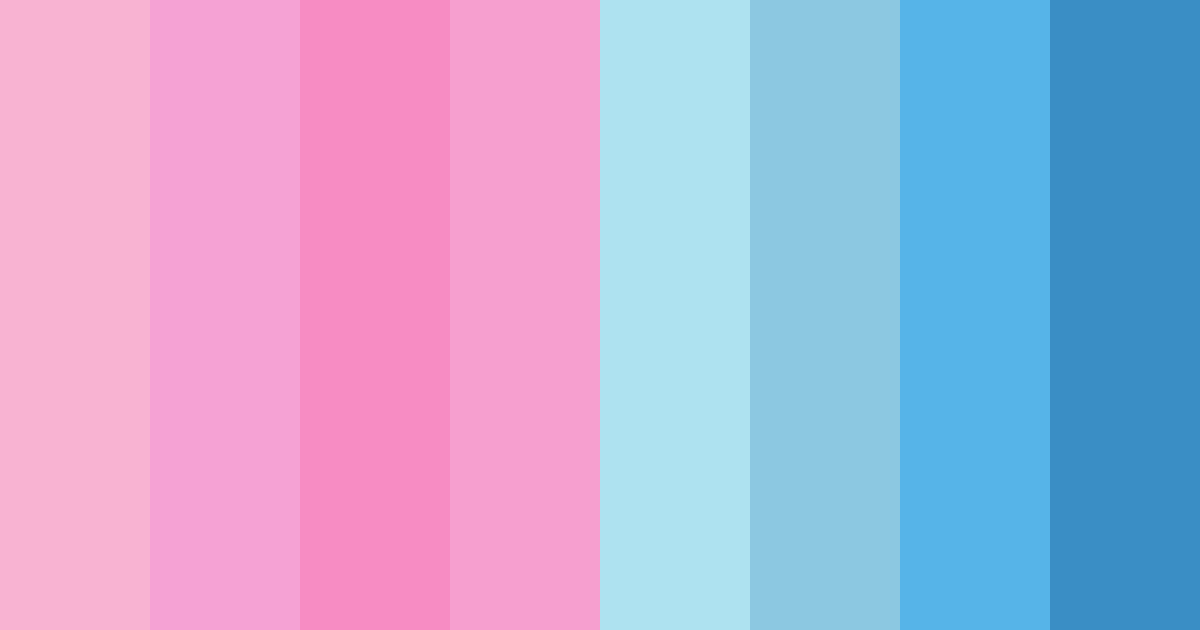 Download cotton candy breeze color palette PNG image (landscape)