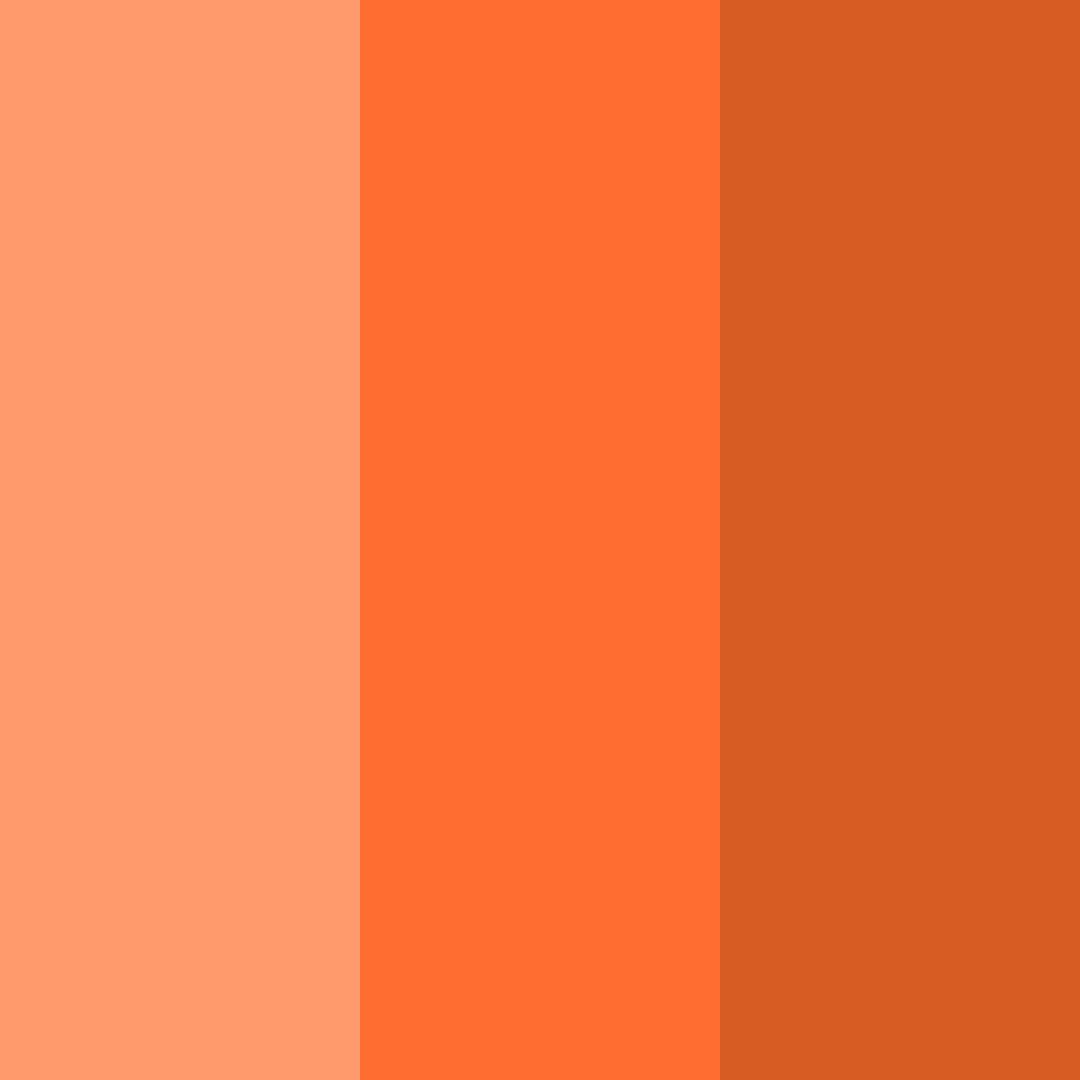 Download citrus sunset color palette PNG image (square)