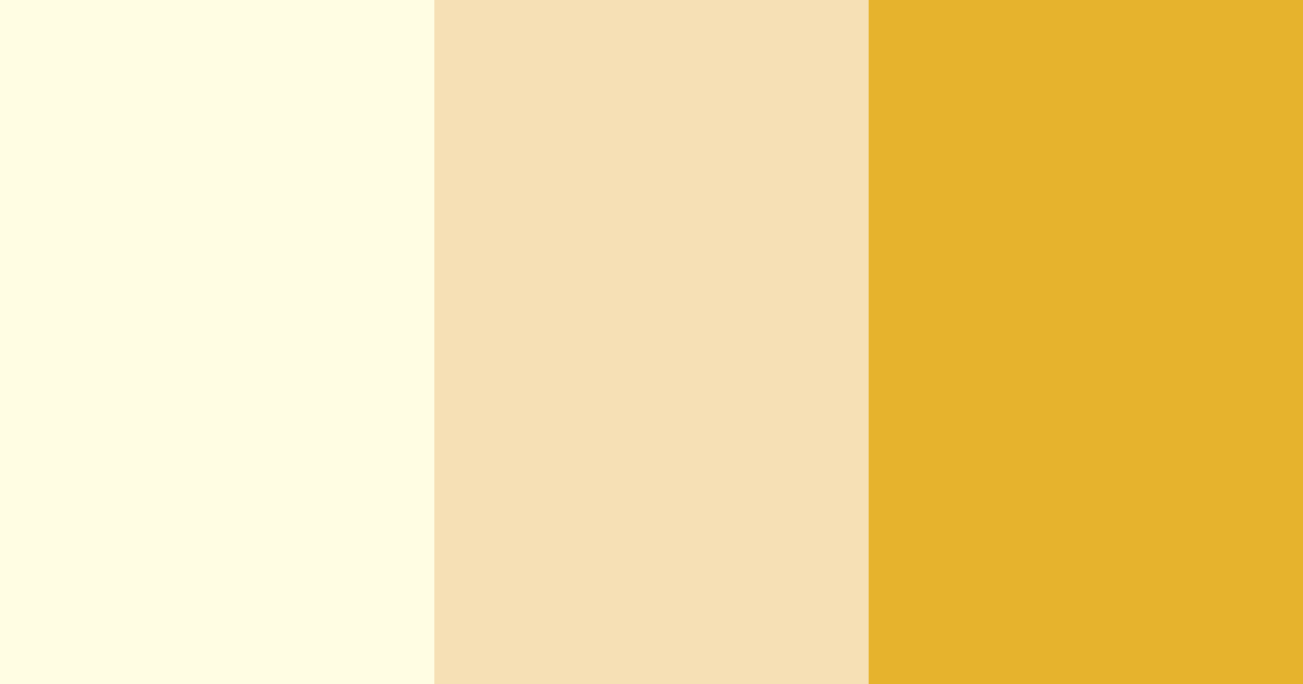 Download honeyed sunshine color palette PNG image (landscape)