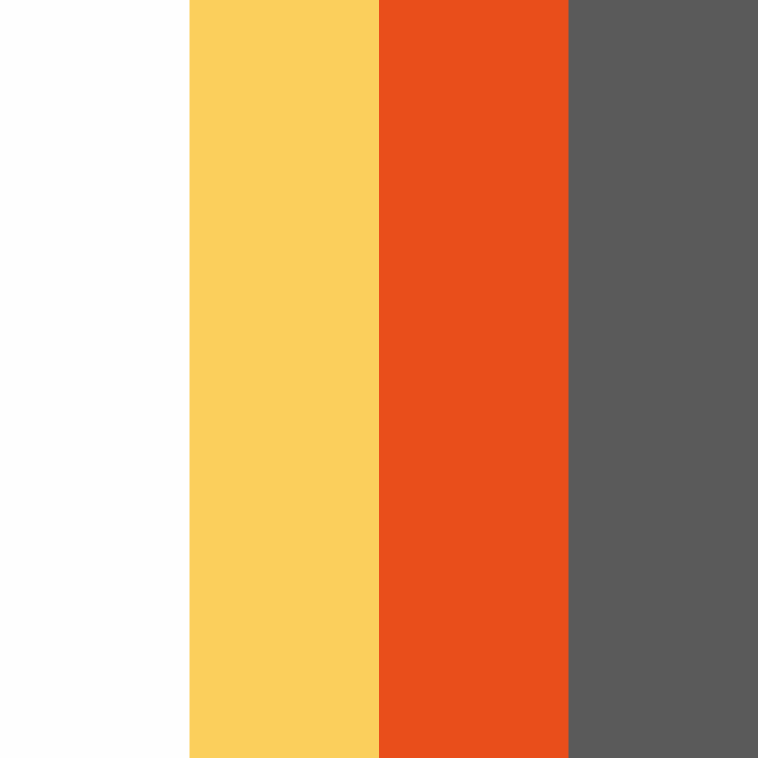 Download bold red color palette PNG image (square)