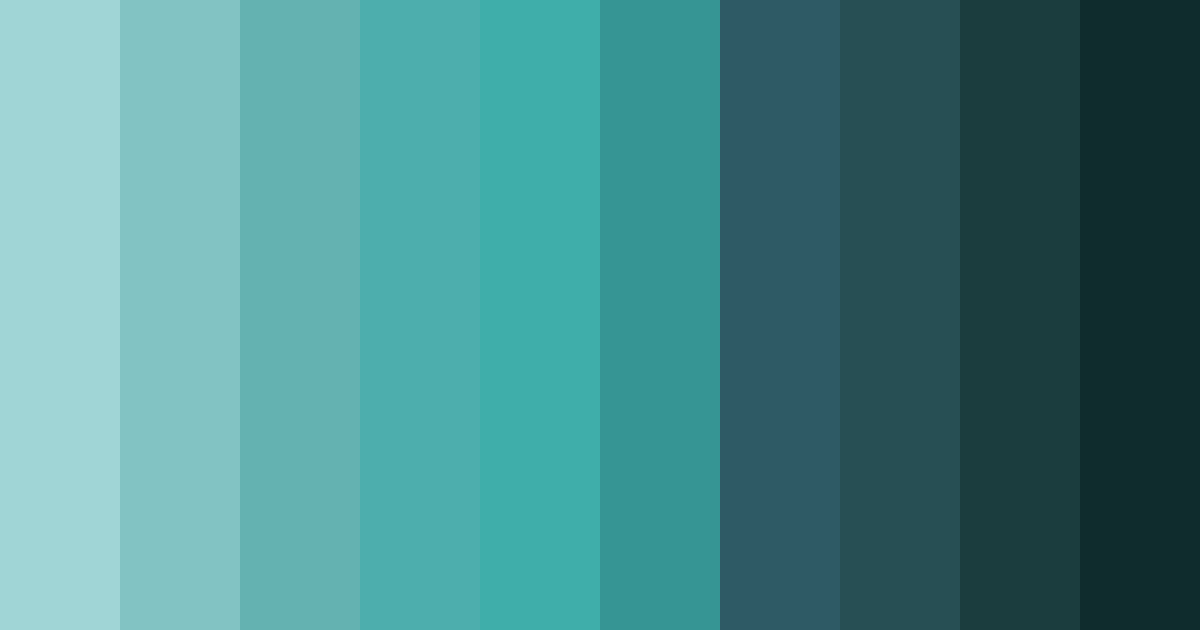 Download teal ocean color palette PNG image (landscape)