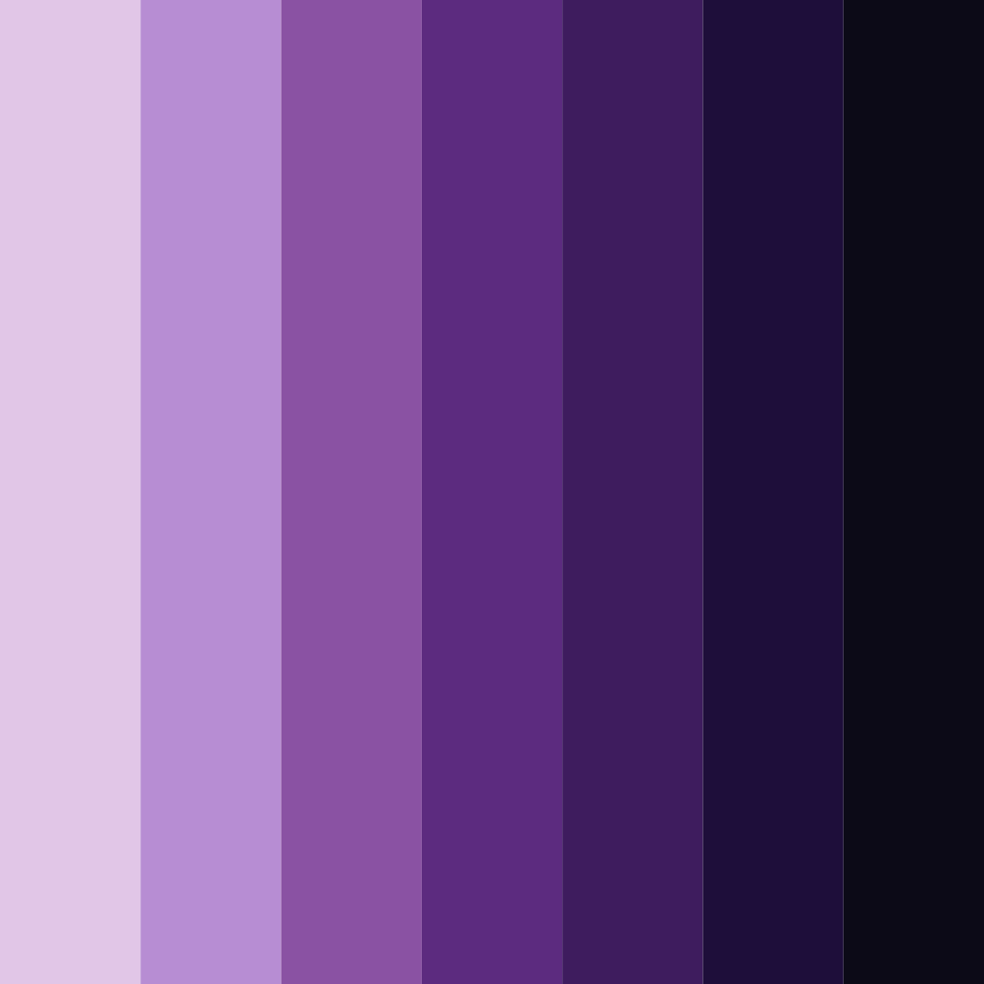 Download dark purple color palette PNG image (square)