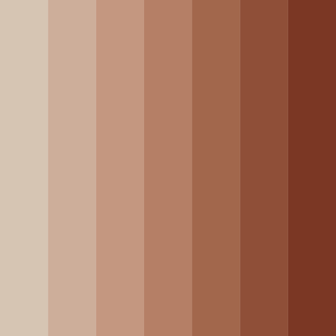 Download rustic elegance color palette PNG image (square)