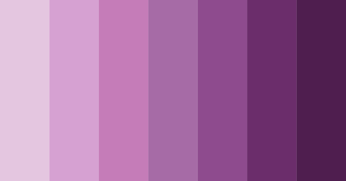 Download purple elegance color palette PNG image (landscape)