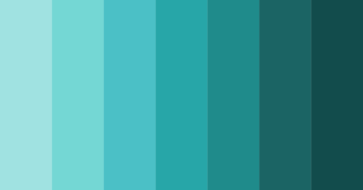 Download teal island color palette PNG image (landscape)