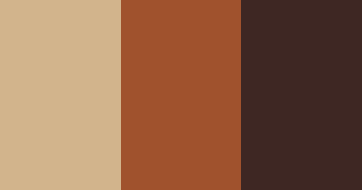 Download brown chocolate color palette PNG image (landscape)