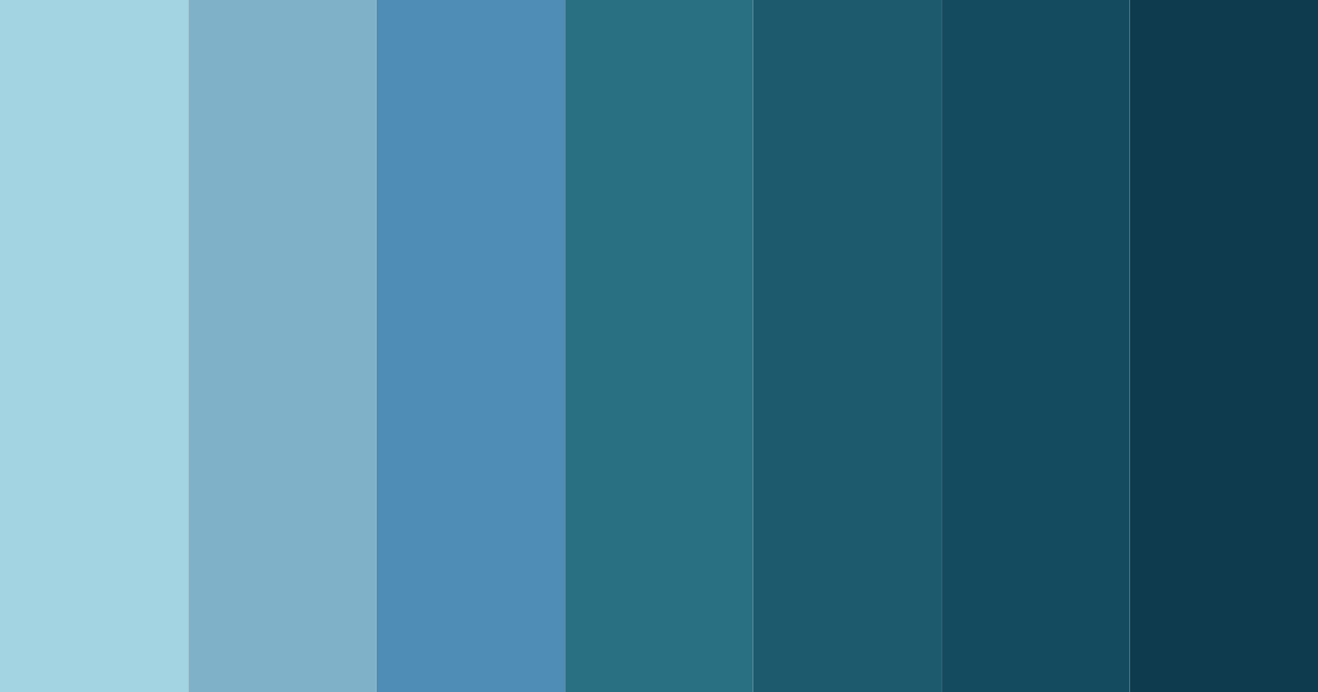 Download oceanic reverie color palette PNG image (landscape)