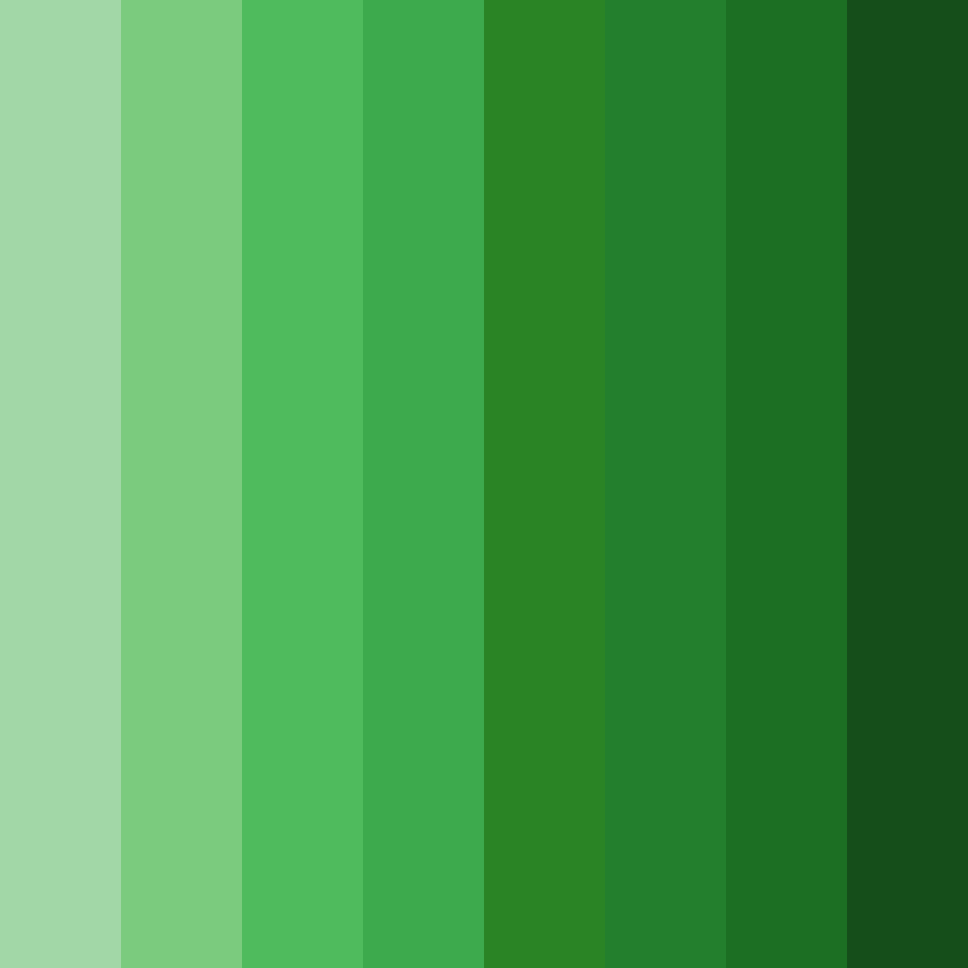 Download emerald serenade color palette PNG image (square)