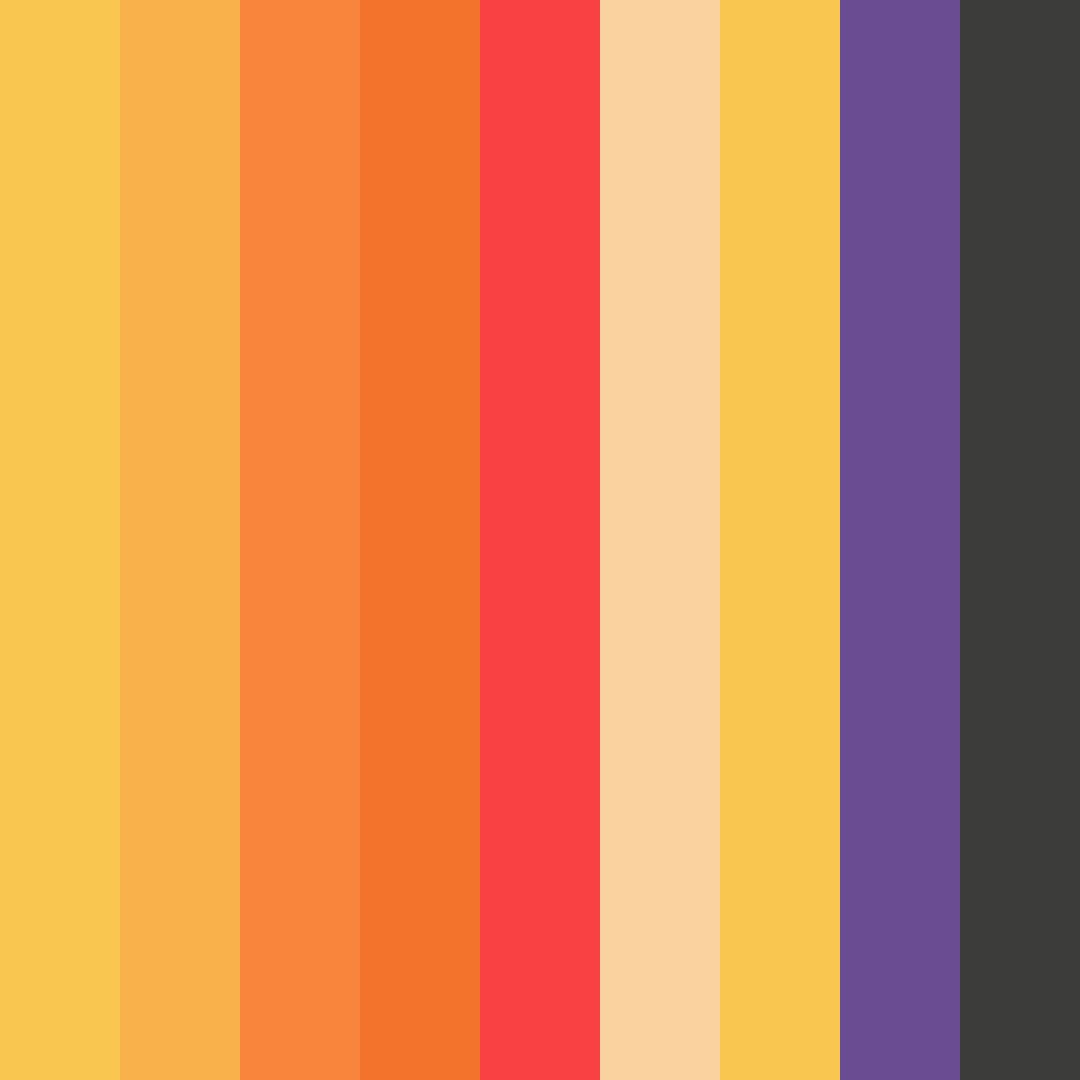 Download vivid vibrance color palette PNG image (square)