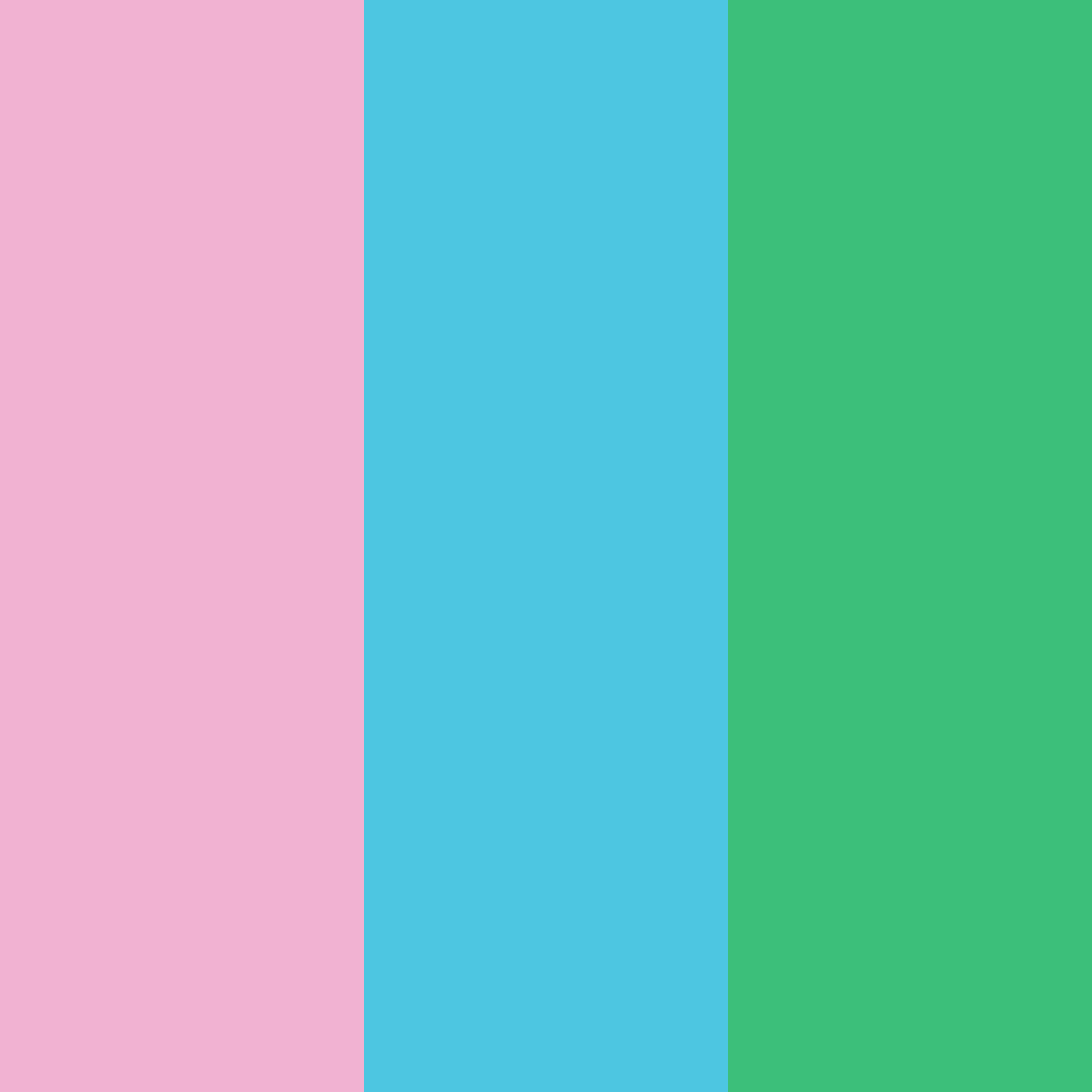 Download tropical blossom breeze color palette PNG image (square)