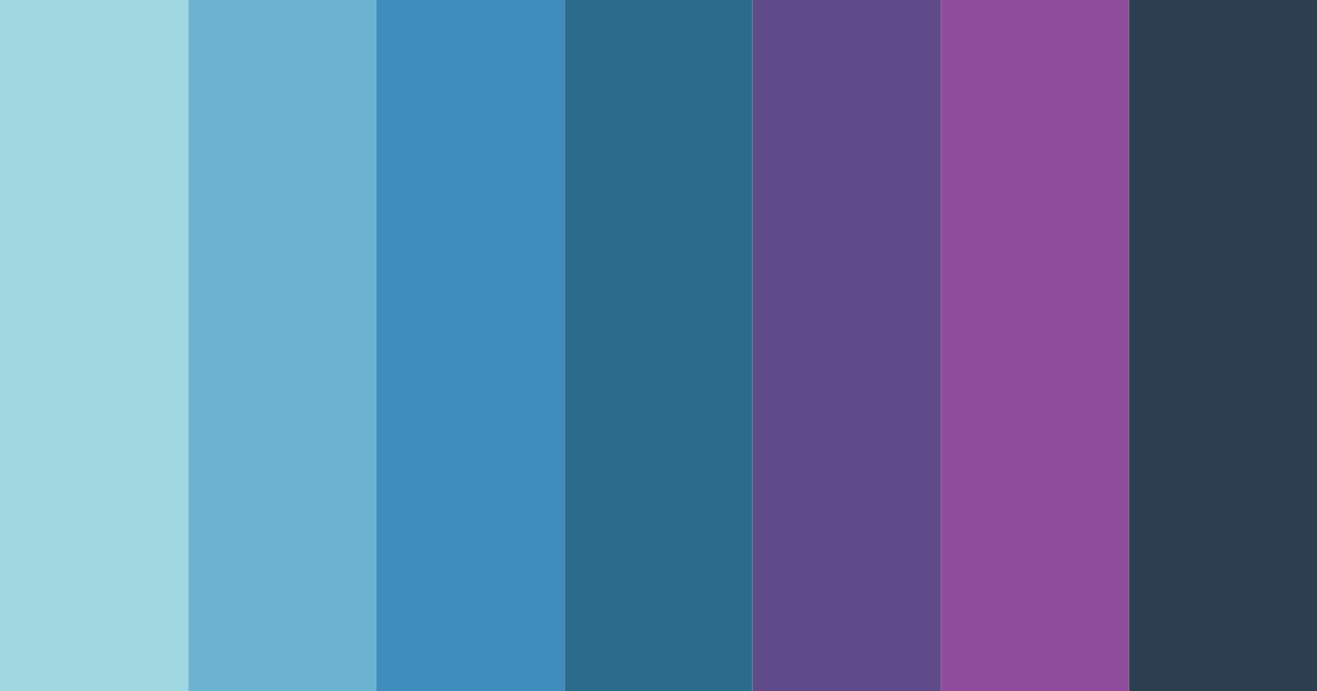 Download tropical elegance color palette PNG image (landscape)