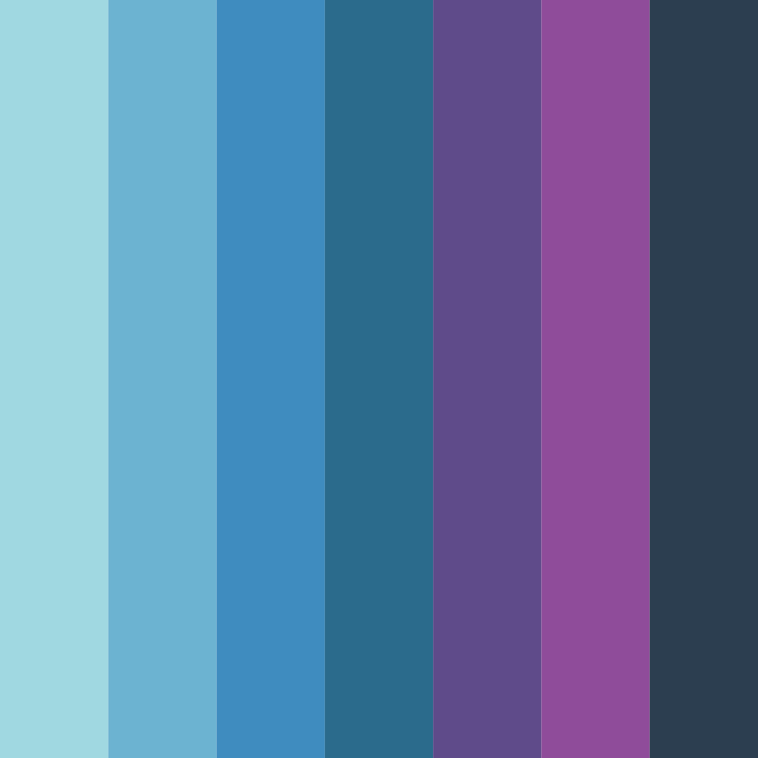 Download tropical elegance color palette PNG image (square)
