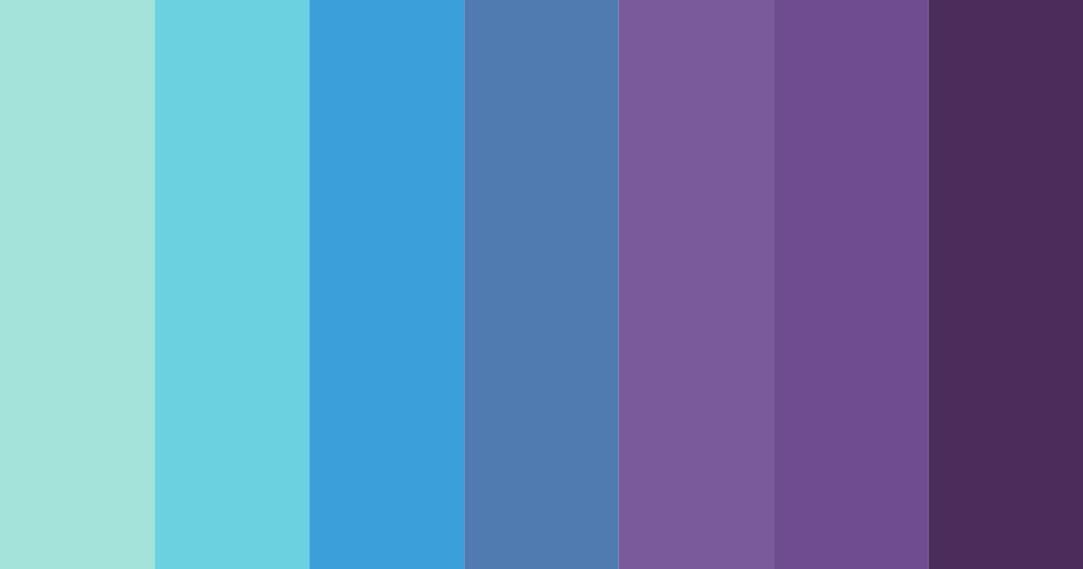 Download mystic ocean dream color palette PNG image (landscape)