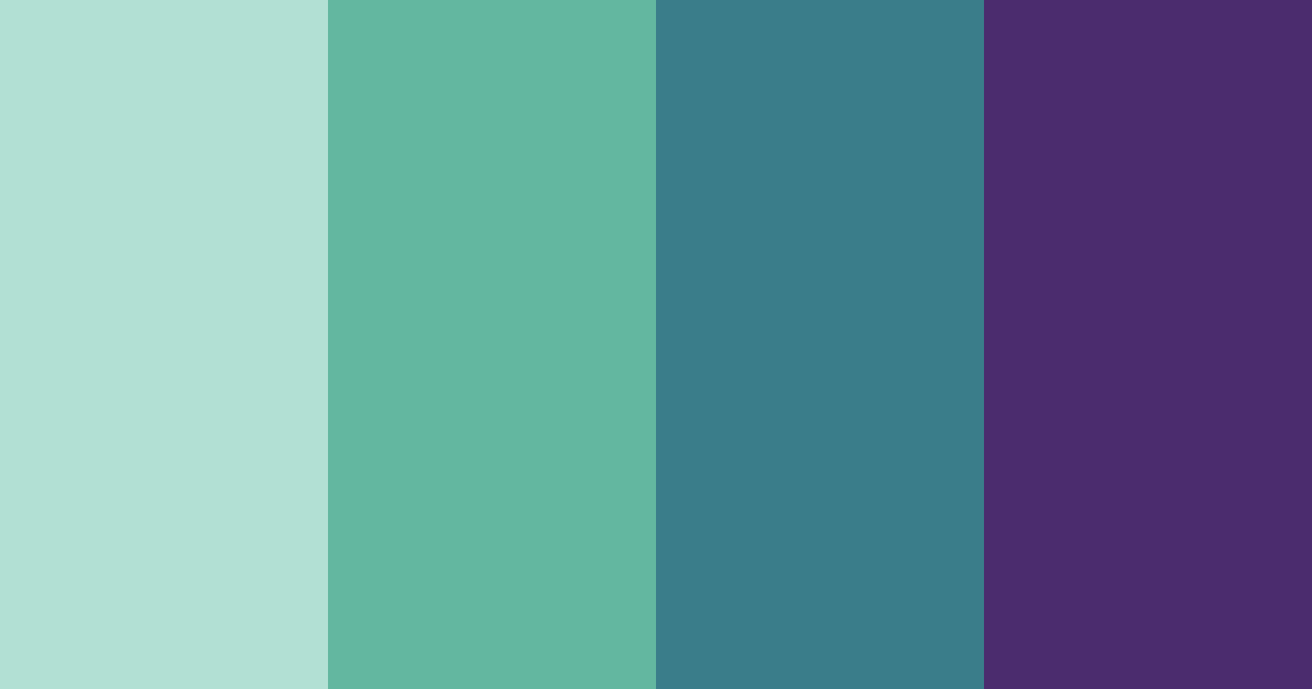 Download emerald and purple fusion color palette PNG image (landscape)