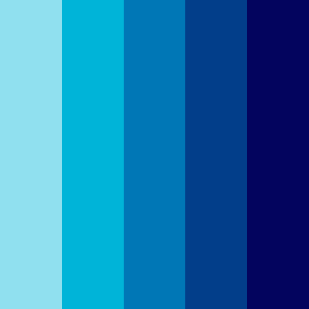 Download neon ocean dreams color palette PNG image (square)