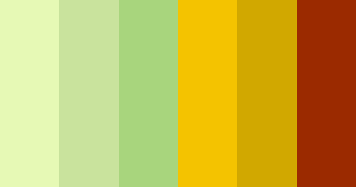 Download bright red green yellow color palette PNG image (landscape)